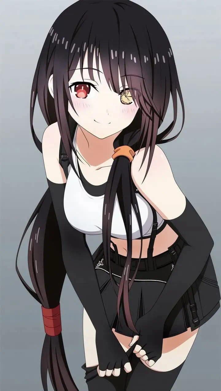 9张纯欲满满时崎狂三手机壁纸，兔女郎、睡衣，太色气了！！